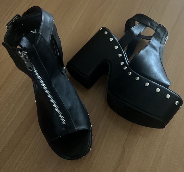 Sapato Sandália Plataforma NOVOS