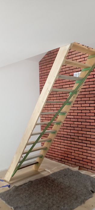 Schody drewniane budowlane-tymczasowe