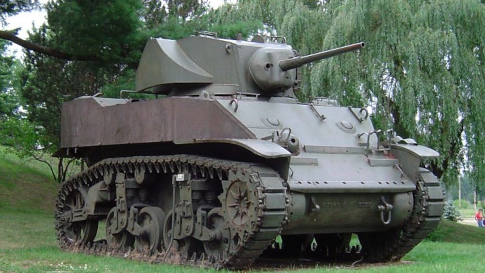 Klocki Czołg Amerykański M5A1 Stuart Armia Wojsko