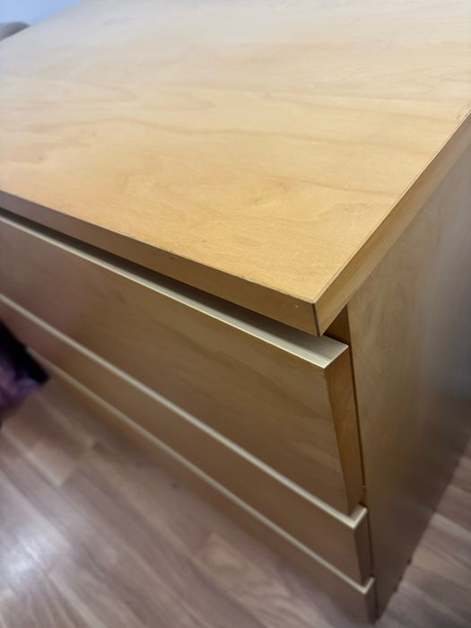 2 cómodas 3 gavetas IKEA MALM