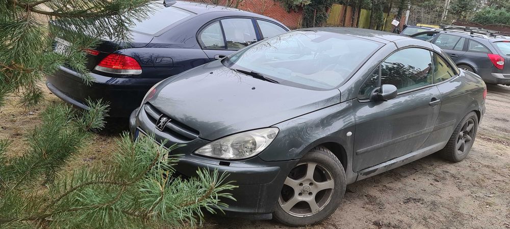 Peugeot 307cc 2.0 alternator  silniczek kompresor klim klapa bagaznika
