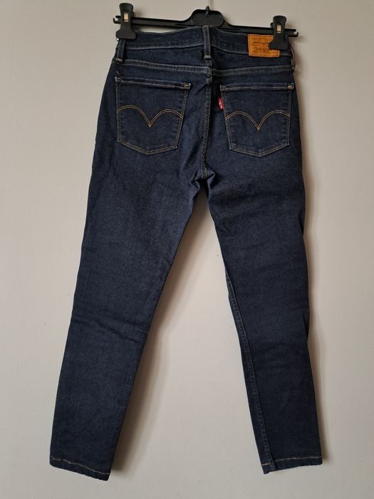 Levi Strauss & co spodnie jeansowe 26 levis granatowe xxs/xs 32/34