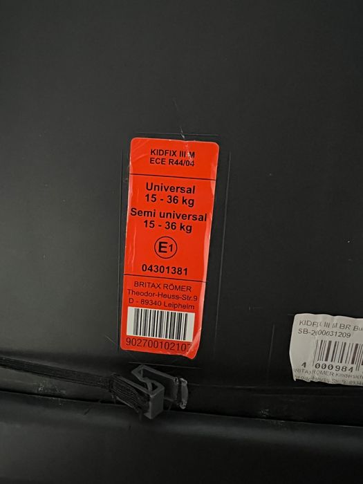 Fotelik samochodowy Britax Romer Kidfix III M 15-36 kg