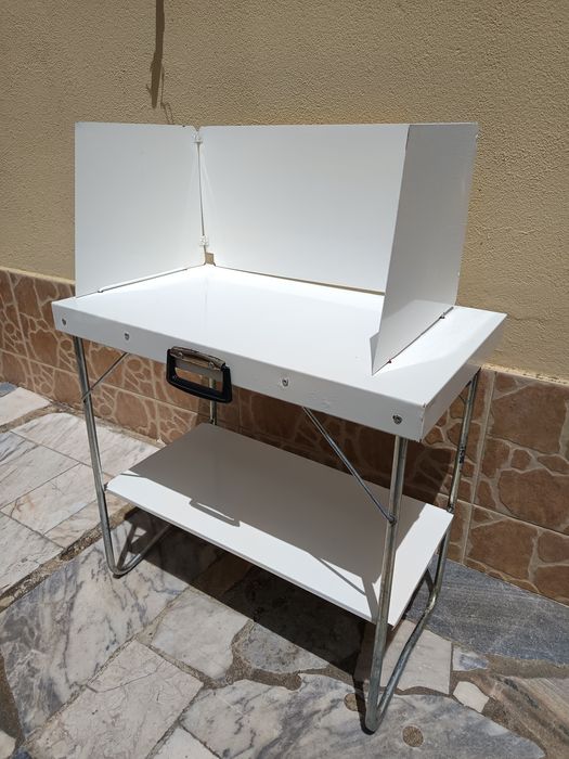 Mesa de fogão portátil para campismo