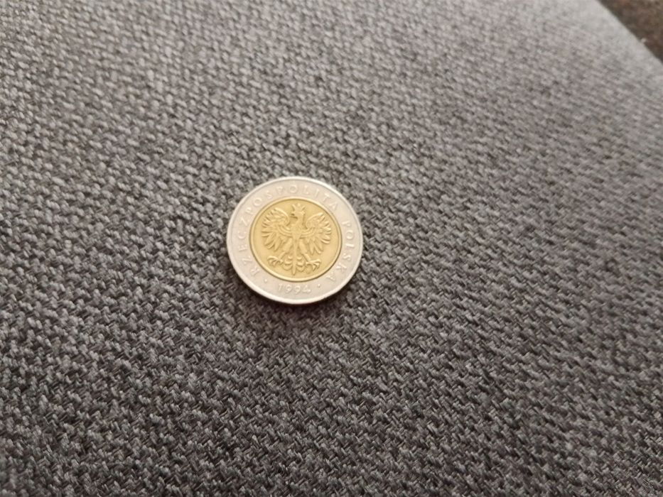 Moneta z 1996 z podwójnym rantem