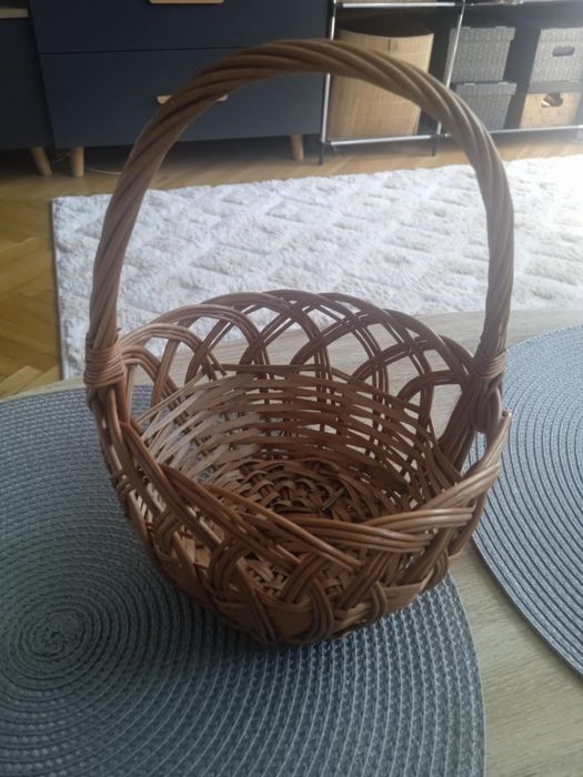 Wiklinowy koszyczek Wysokość ok  25cm
