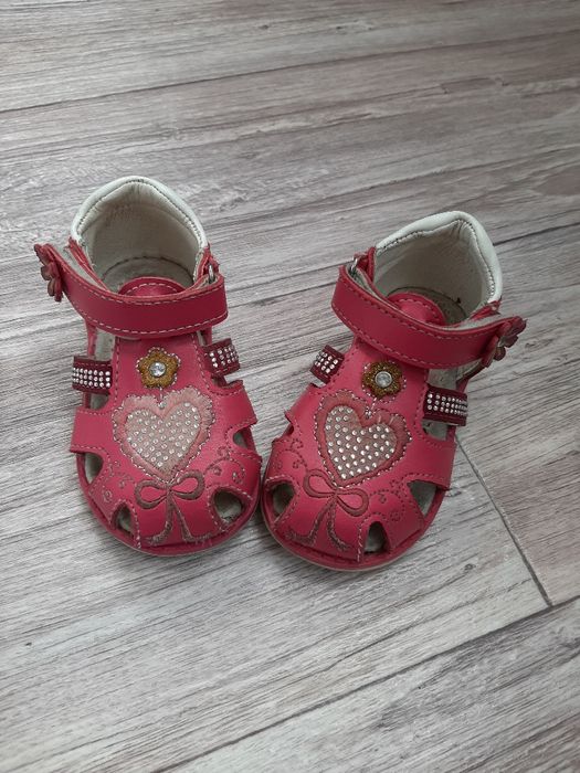 Кожаные ортопедические босоножки 21 р