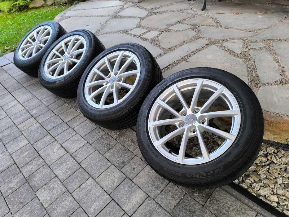 Alufelgi Audi 17 5x112 opony letnie 225/50R17 VW Seat Skoda