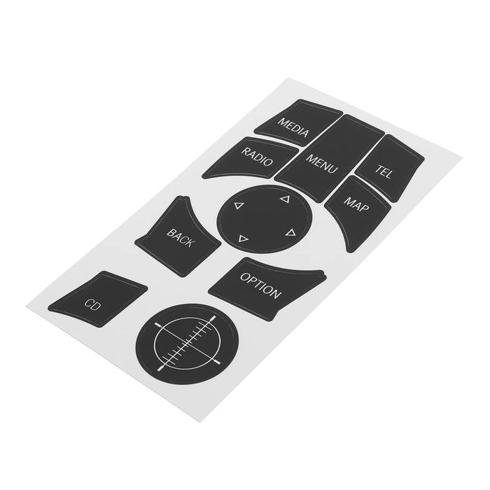 Kit reparação de botões em vinil para bmw série 3 serie 5 idrive