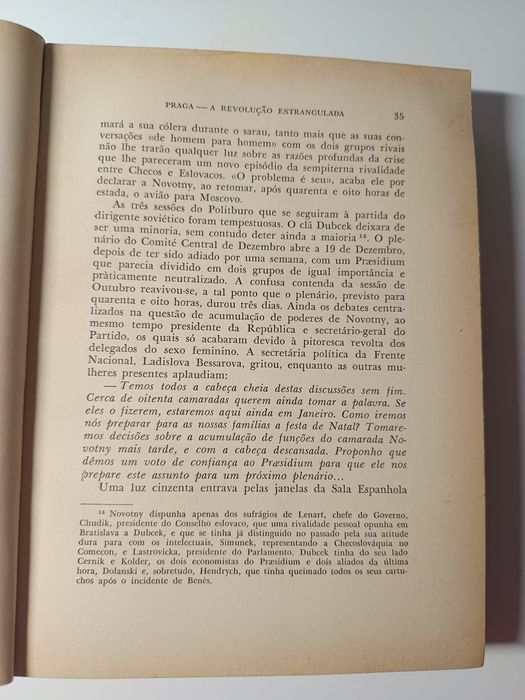 Praga a revolução estrangulada