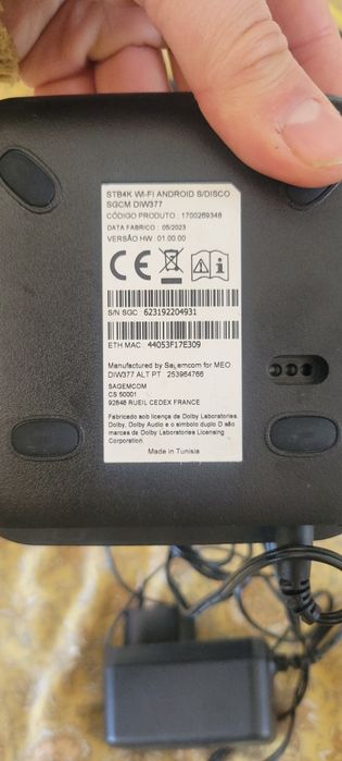 Box Android TV MEO c/ comando – como nova (2023)