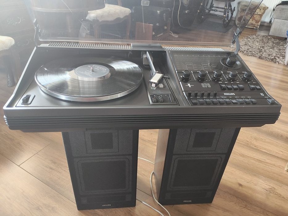 Gramofon radio głośniki combo Philips