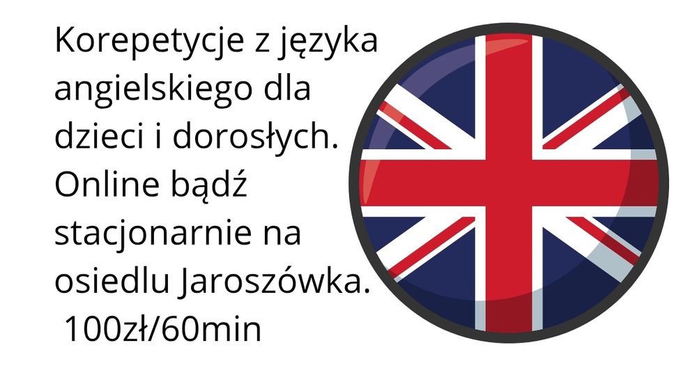 Korepetycje z języka angielskiego