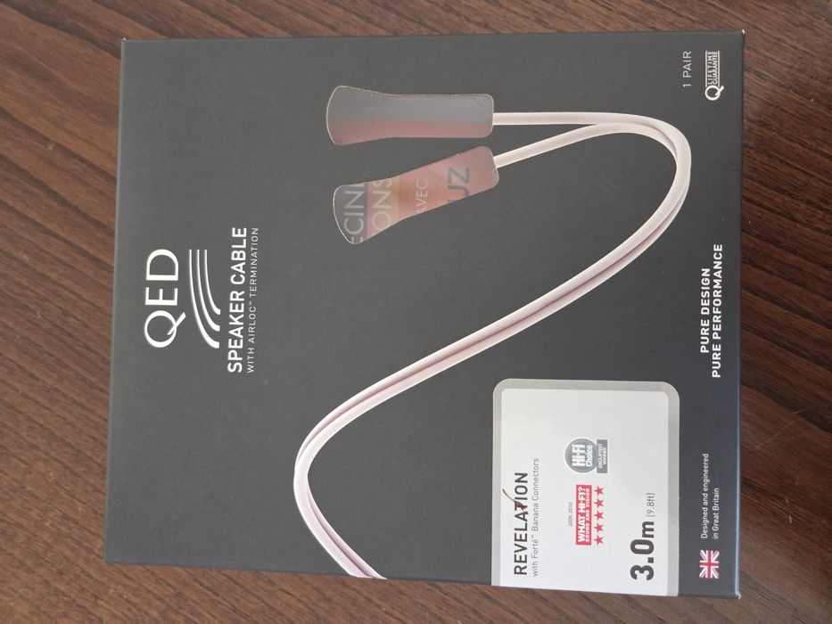 Cabos de coluna Qed Revelation 2x3mts