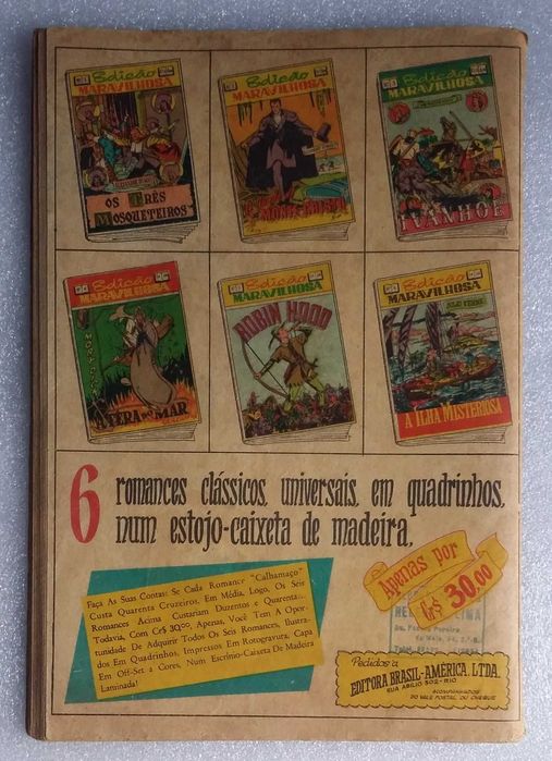 Edição Maravilhosa  Nº9 Ebal de 1949