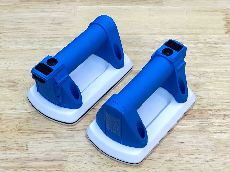 93х170мм Компактна Присоска Біла гума + Автопідкачка + Дисплей Міцна