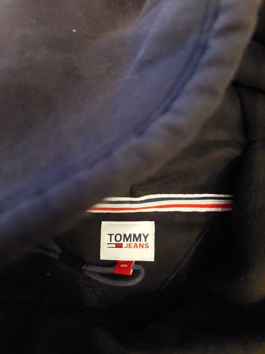 Bluza damska czarna z kapturem xl Tommy Jeans