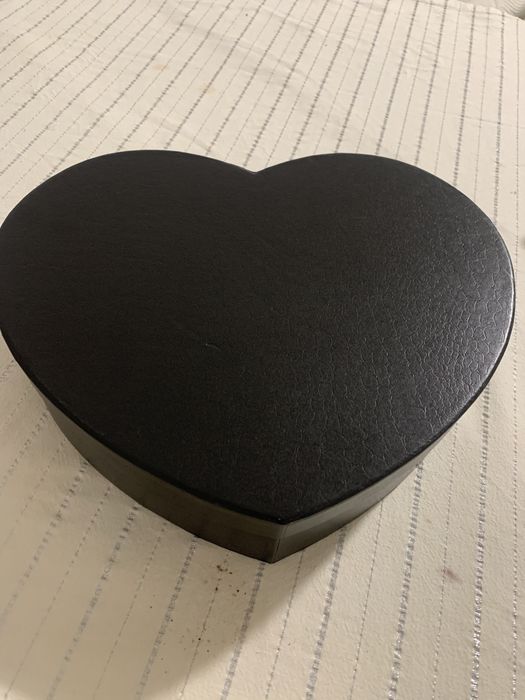 Caixa em forma de coração