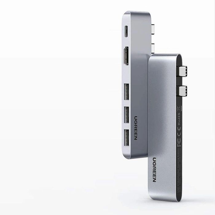 HUB Ugreen 2x USB-C / USB-C PD / HDMI 4K 30 Hz / 3x USB 3.0 do MacBook