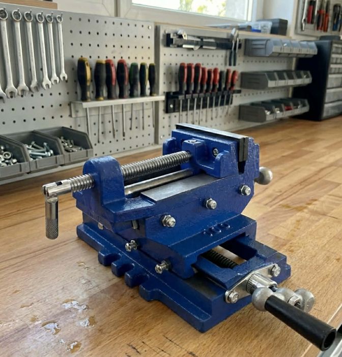 Imadło Krzyżowe Dwuosiowe do Wiertarki Warsztatowe X Y do Frezarki