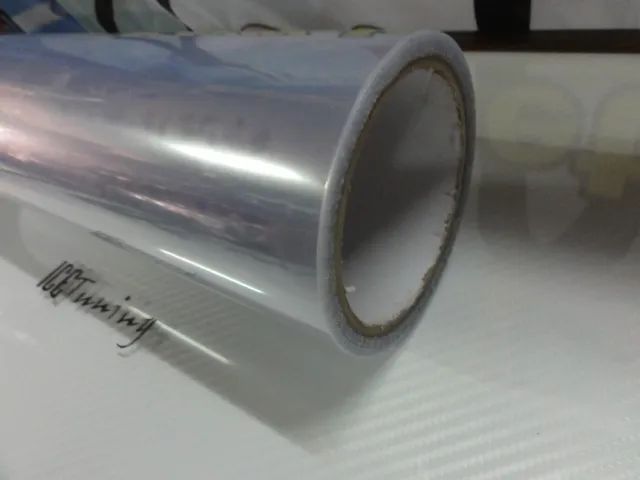 Pelicula de proteção para faróis / farolins / piscas de cor Transparente 0.30m X 1m Ou 10m X 0.30m