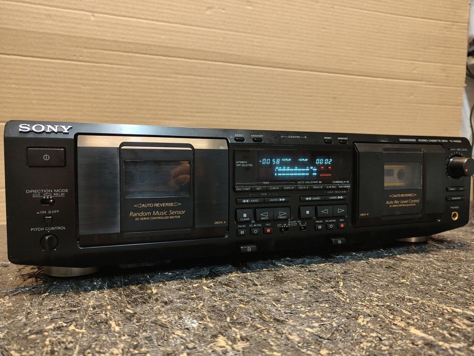 Sony TC-WE635, lata '90, auto-revers
