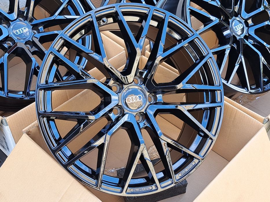 Alufelgi NOWE 17 AUDI 5x112 A3 A4 B7 B8 B9 A6 C5 C6 Q3 TT CZARNE CA20