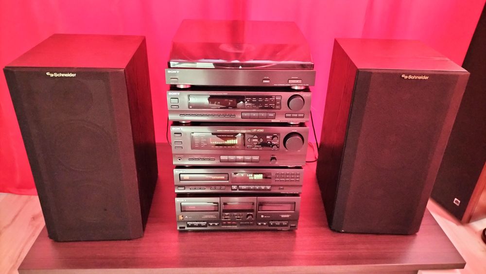 Wieża Sony LBT-A590 Pilot Kolumny Gramofon