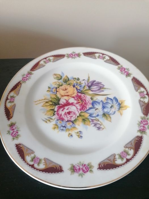 4 peças lindas,  cristal ,  porcelana a