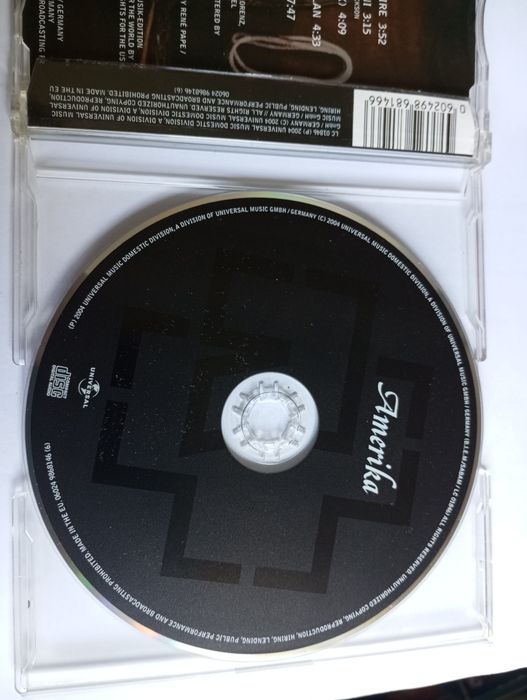 CD Rammstein Amerika original 2004