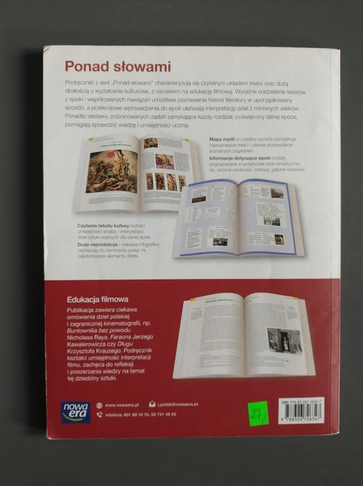 Ponad słowami 2 część 1 zakres podstawowy i rozszerzony liceum i techn