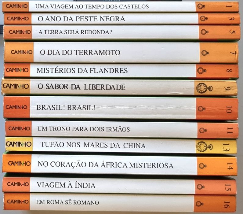 Colecção "Viagens no Tempo" - 12 volumes