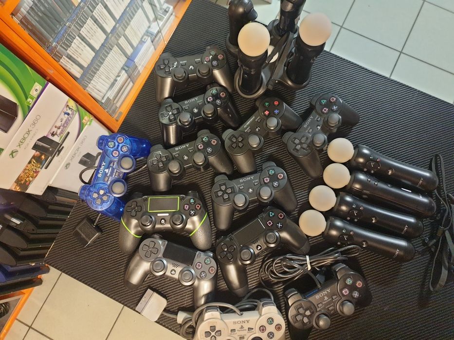 Kontroler, Pad PlayStation, PSX, PS2, PS3, PS4, Move od Świat Gier tv