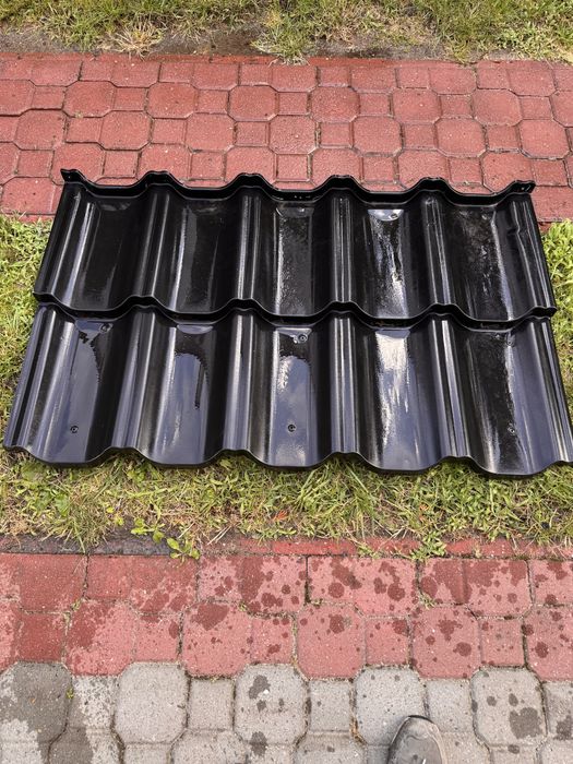 Blachodachówka czarna mat