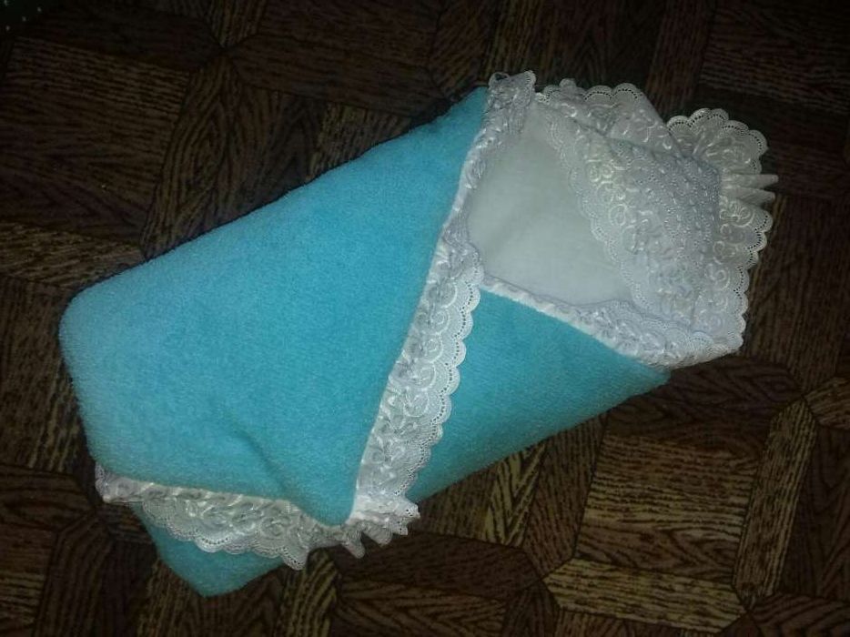 Конверт для новонароджених, зимовий конверт на випеску.