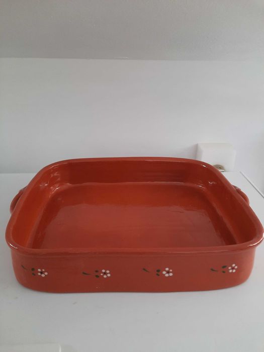 tabuleiro grande em barro para fornos