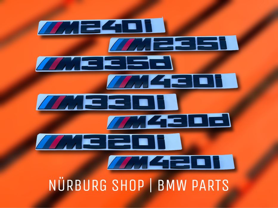 Шильд эмблема на багажник BMW M 320 330 335 340 435 440 235 240 i d