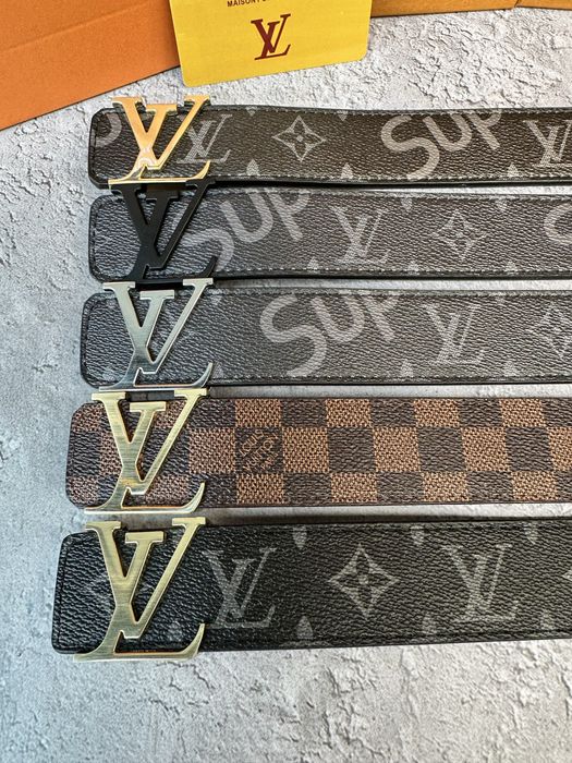 Ремень Louis Vuitton Belt | Шкіряний ремінь LV ПОВНА КОМПЛЕКТАЦІЯ