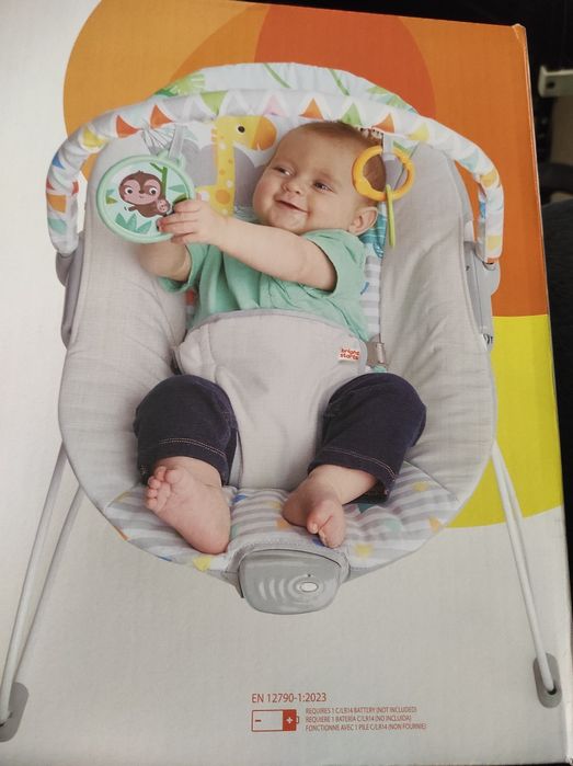 Cadeira com vibração relaxante para bebé