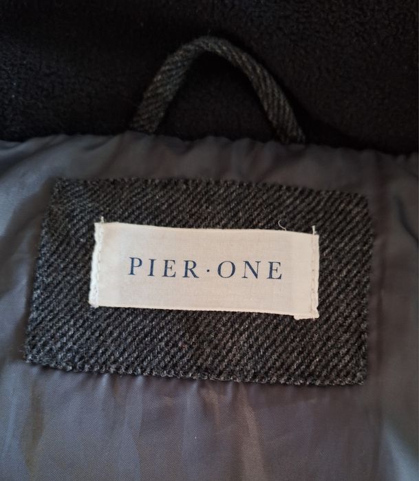 Męska kurtka zimowa wełniana S