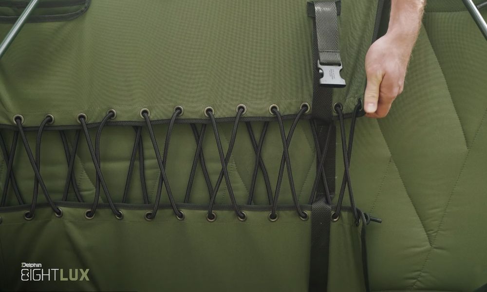 Карповая раскладушка Delphin EightLUX 8 C2G