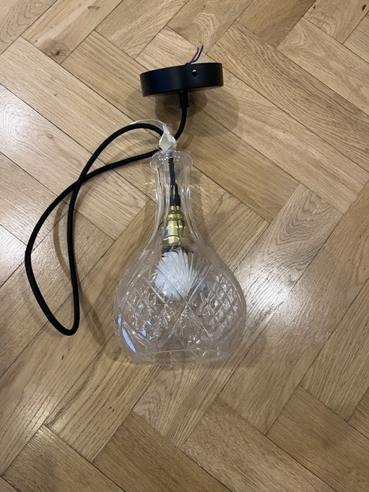 Lampy wiszące szklane 2 szt