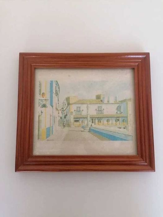 Quadro Moldura Óbidos Antigo Fotografia Frame