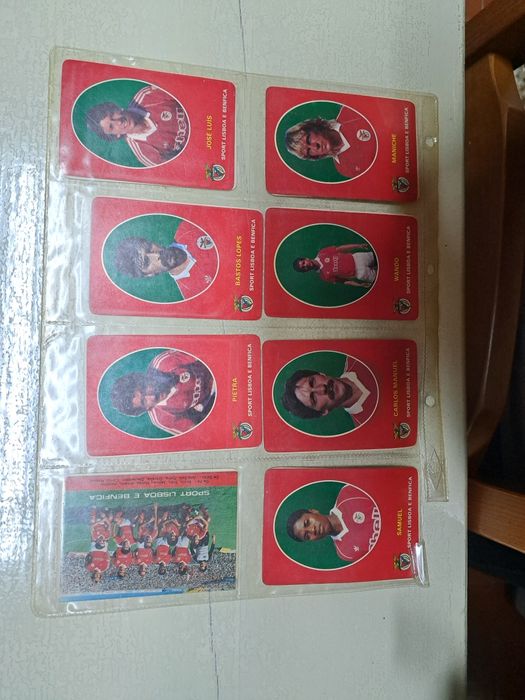 Itens coleccionáveis do benfica antigos