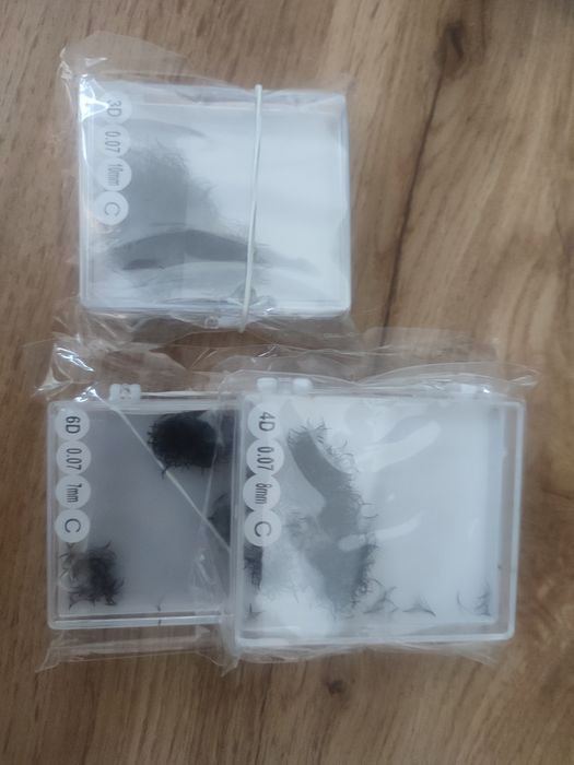 Gotowe kepki rzęs 1000 szt w opakowaniu