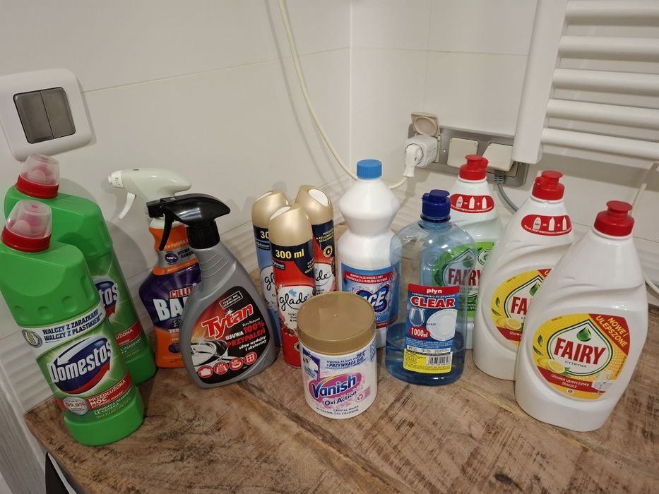 Chemia gospodarcza (Fairy, Domestos, Glade, Cillit, Vanish)