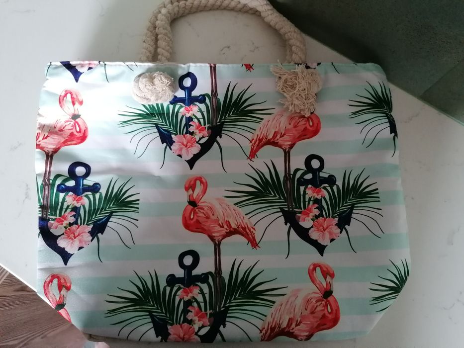 Torba plażowa na zamek nowa