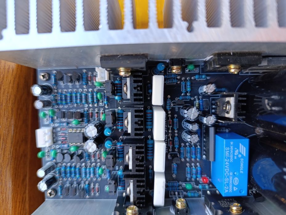 Wzmacniacz mocy.  2sa1943/2sc5200 Toshiba.