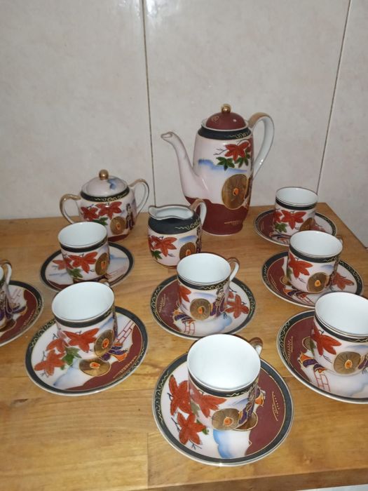 Conjuntos de cha chines e budas