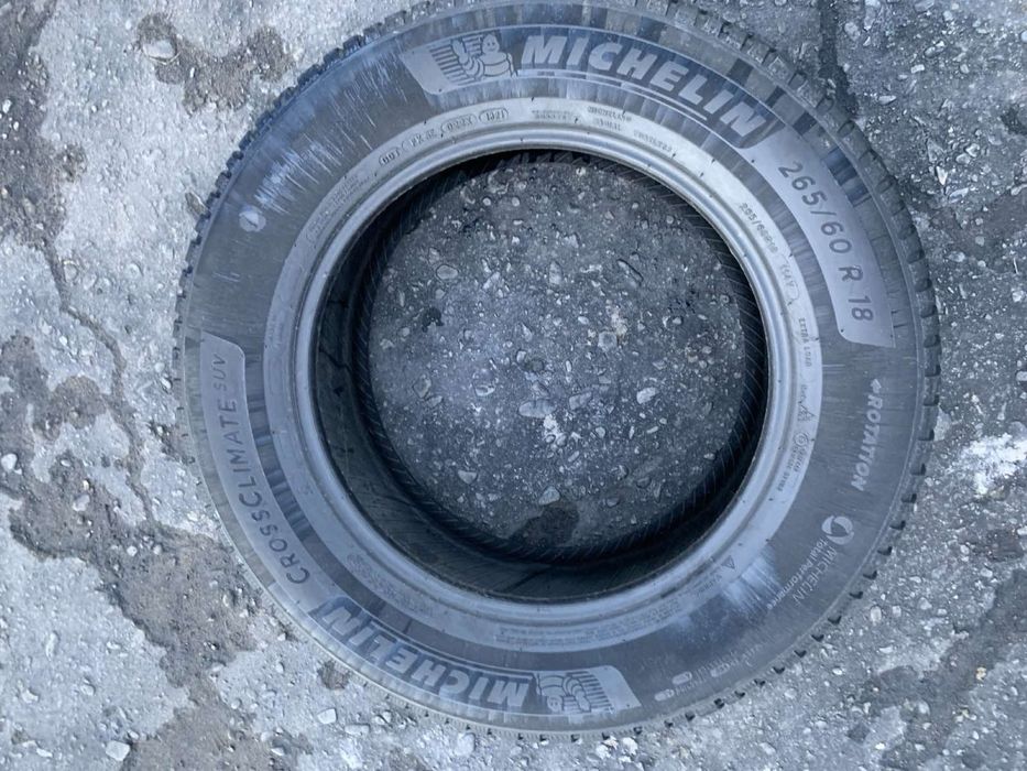 Шинa 1Шт 265/60 R18 Michelin всесезон 2021p M+S 6мм